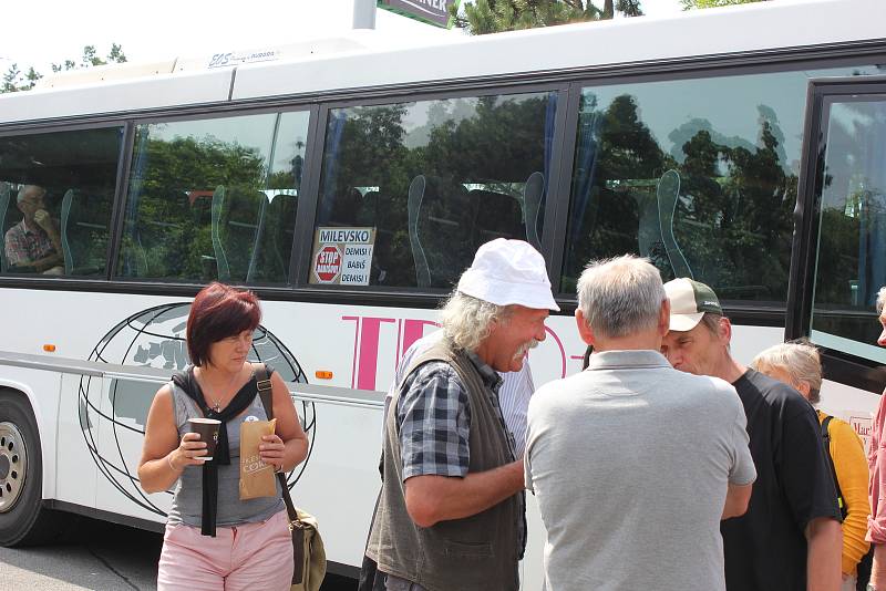 Demonstrace proti Babišovi se na Letné zúčastnili také lidé z Milevska a Kovářovska.