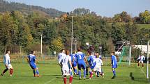 Mirovičtí fotbalisté porazili Čkyni 2:0 (snímek je z podzimního souboje, kdy na Šumavě zvítězili 3:1).