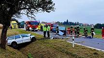 Tragická nehoda u Záhoří na Písecku 7. října 2022.