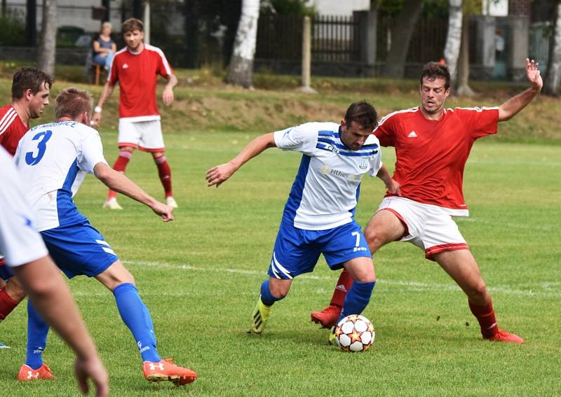 Fotbalová I.A třída: Mirovice - Strunkovice 1:0.