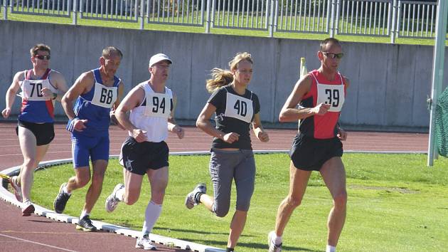 Valerie Soukupová (na snímku) hostovala v družstvu žen TJ VS Tábor ve druhém kole atletické I. ligy, které se konalo v Třebíči.