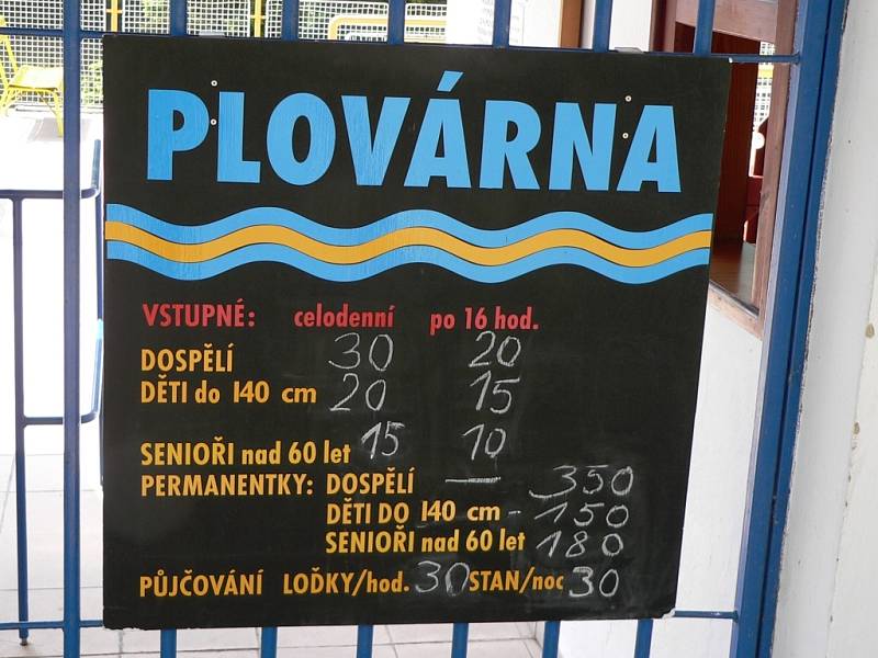 Městská plovárna U sv. Václava v Písku. 