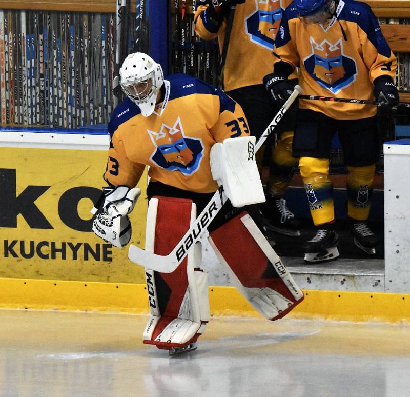 Přípravný hokej: IHC Písek - Steinbach Steel Wings Linz 4:3sn (2:1, 1:1, 0:1). Foto: Jan Škrle