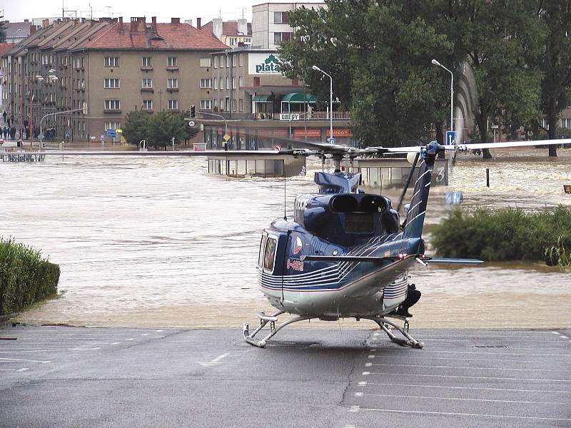 Povodeň 2002 v Písku.