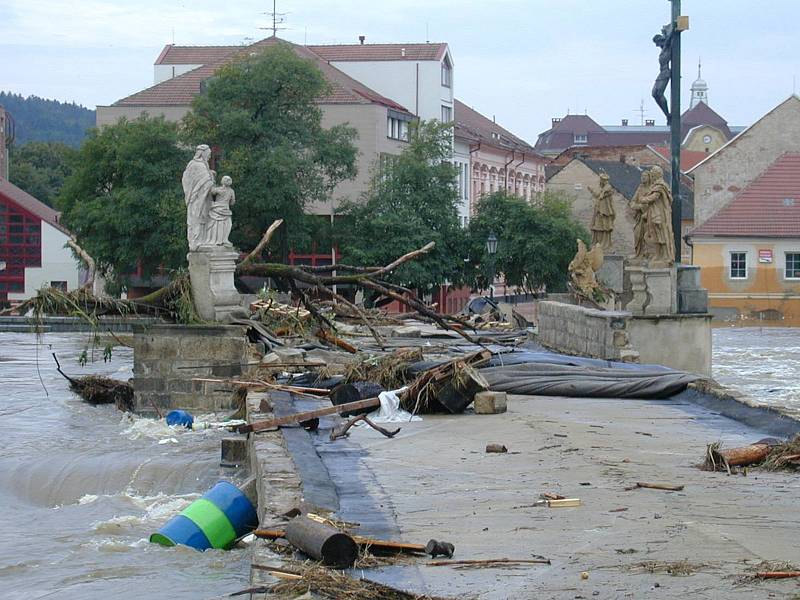 Povodně 2002 - Písek.