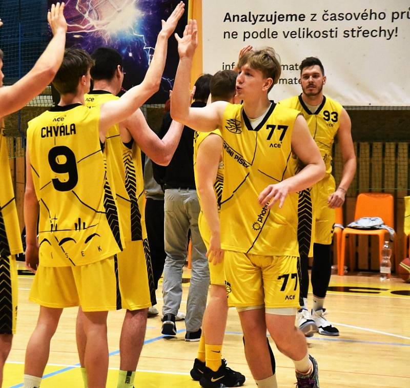 Basketbalová I. liga mužů: Sršni Photomate Písek - Lokomotiva Plzeň 112:86.