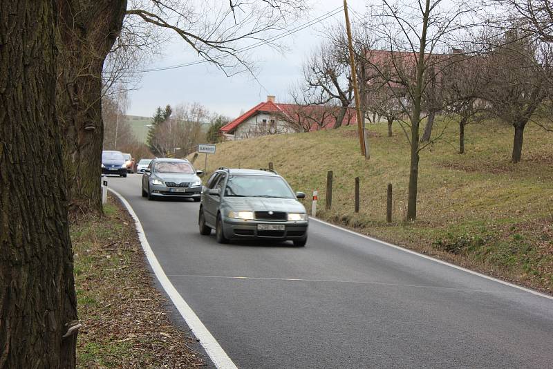 Objízdná trasa Mirovice, Slavkovice, Rakovice.