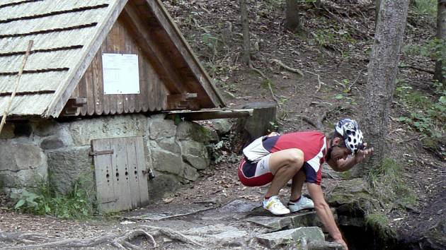 Studánka U Dobré vody v Píseckých horách. 