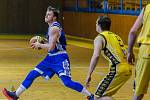 Závěrečný duel sezony 1. ligy basketbalistů Písek - Prostějov.