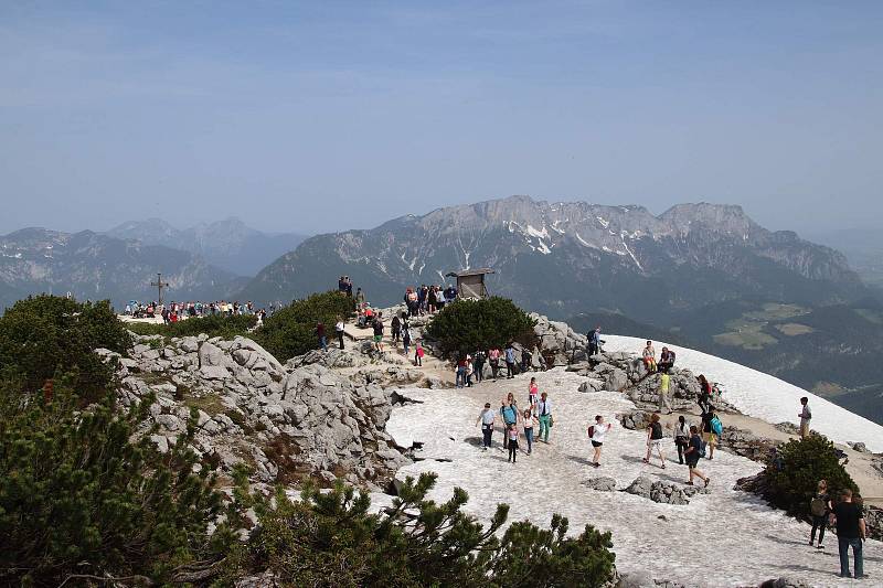 Výlet na Orlí hnízdo a k jezeru Königssee si Kovářovští užili.