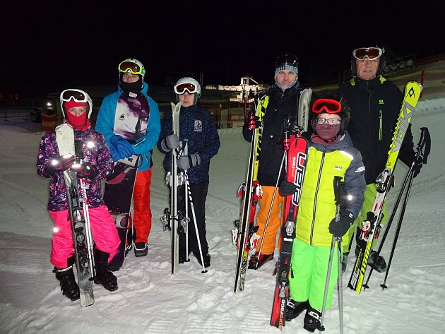 Diacel Písek si užil lednové lyžování na Monínci - Písecký deník