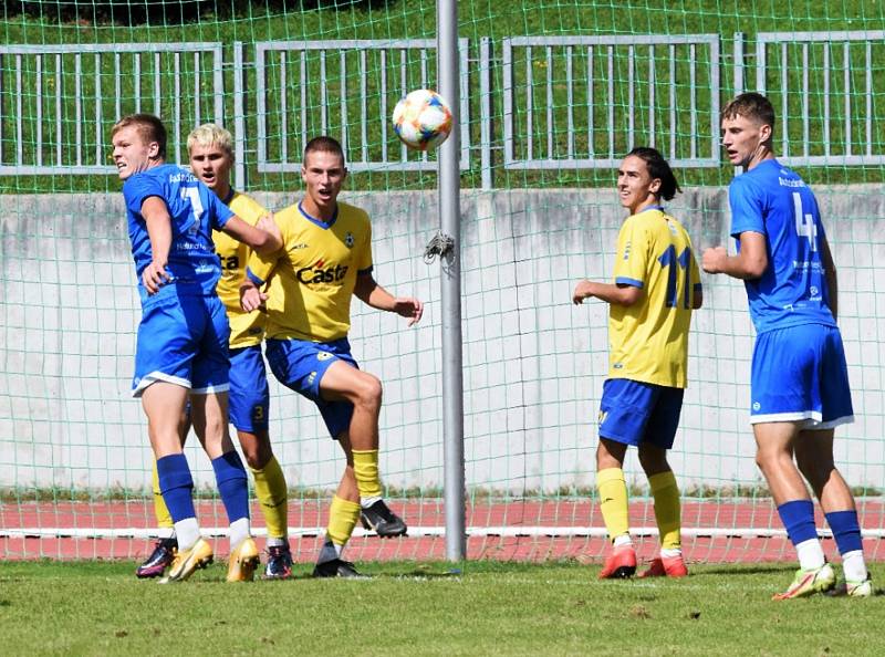 Česká liga dorostu U19: FC Písek - FC Silon Táborsko 2:2 (2:1).