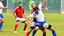 Fotbalová I.A třída: Mirovice - Strunkovice 1:0.