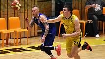 Čtvrtfinále play off 1. ligy basketbalistů: Sršni Photomate Písek - Lokomotiva Plzeň 93:54 (58:22).