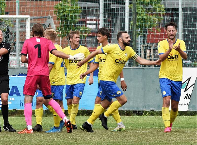 Písek postoupil v MOL cupu přes Mariánské Lázně na penalty. Ilustrační foto.