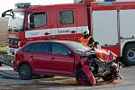 Vážná nehoda v Protivíně si vyžádala 5 středně těžce zraněných osob.