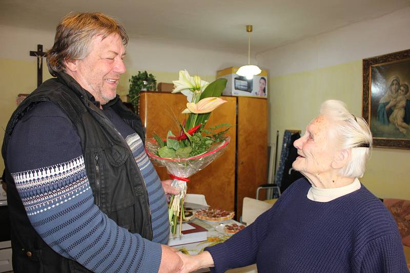 100. narozeniny Pavlíny Pavlové z Pamětic.