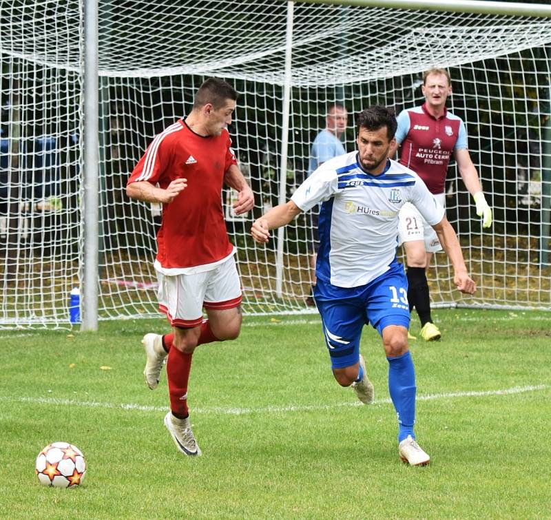 Fotbalová I.A třída: Mirovice - Strunkovice 1:0.