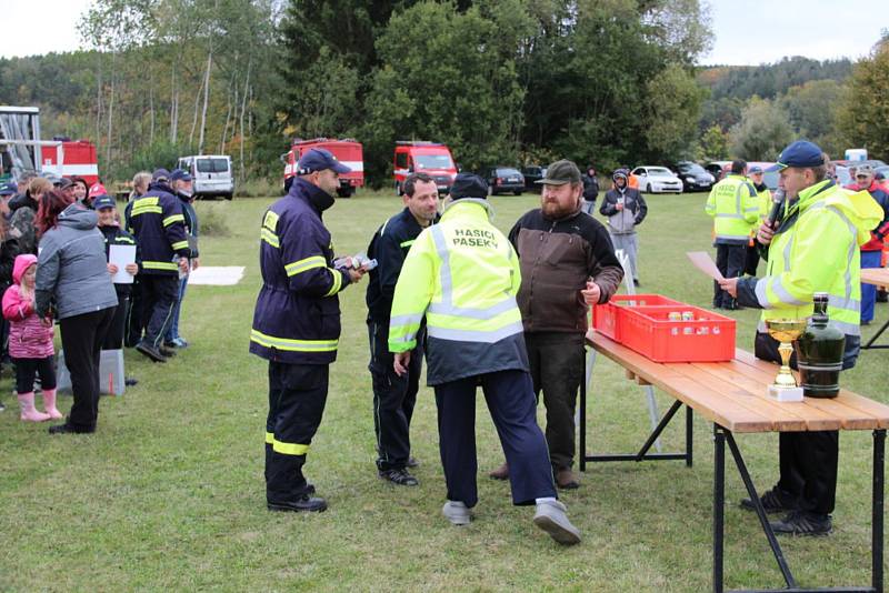 Hasičská soutěž ve Skalách.