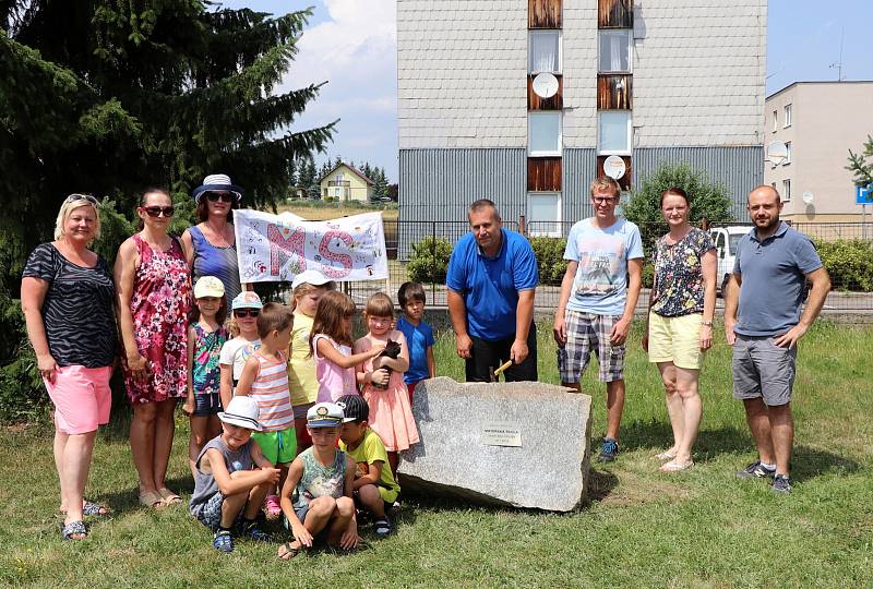 Demolice staré školky.