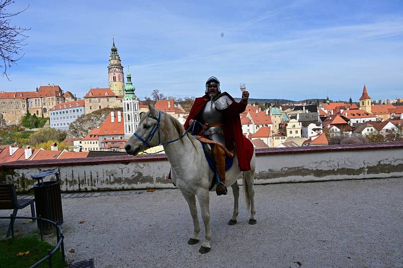 Svatý Martin se ukázal i v Českém Krumlově.