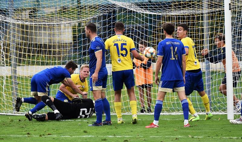 Fotbalová ČFL: FC Písek - Motorlet Praha 1:0 (0:0).