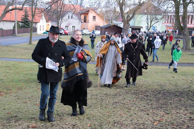 Živý betlém v Kovářově.