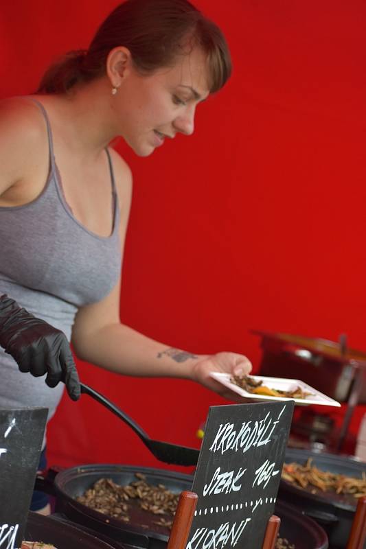 Street Food Market v Písku.