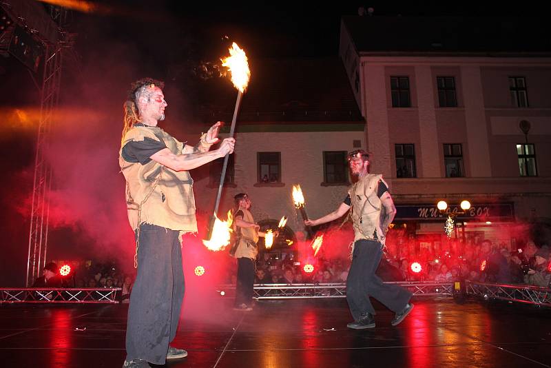 Mikulášská show v Písku.