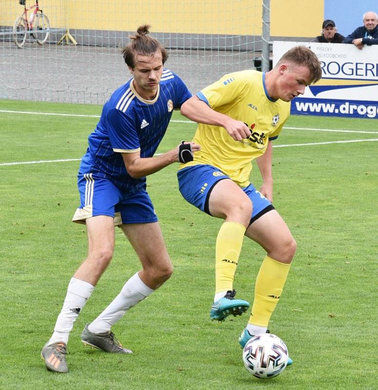 Fortuna ČFL: FC Písek - Motorlet Praha 2:0.