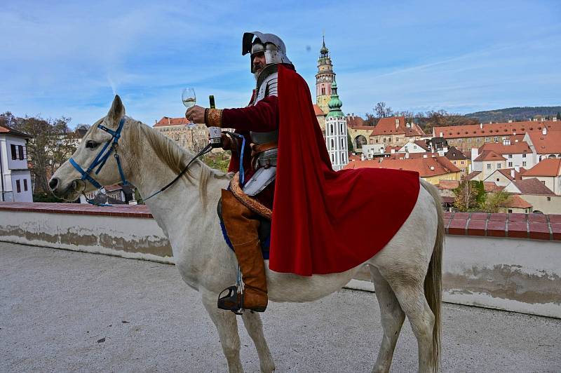 Svatý Martin se ukázal i v Českém Krumlově.