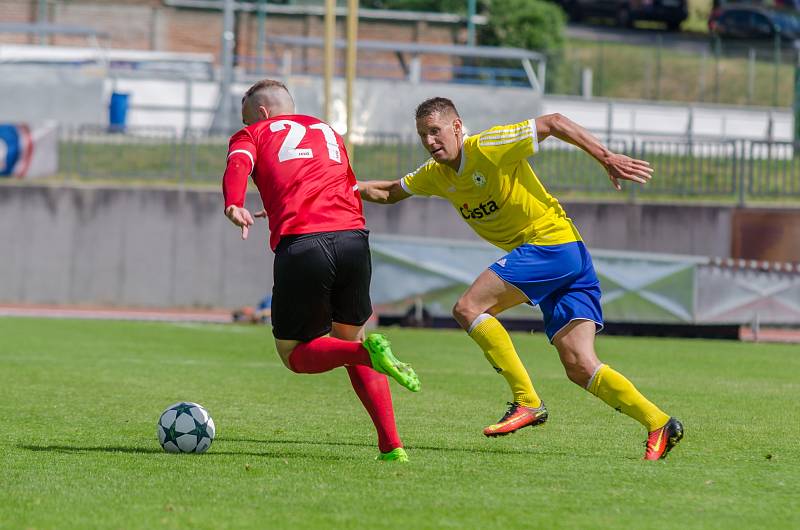 S domácími diváky se třetiligoví fotbalisté Písku rozloučili výhrou nad Chrudimí.