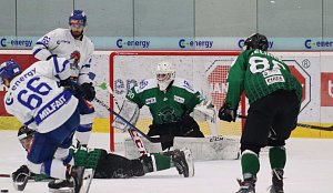 Hokejisté Tábora prohráli v 5. kole nadstavbové fáze II. ligy na ledě Příbrami 2:5.