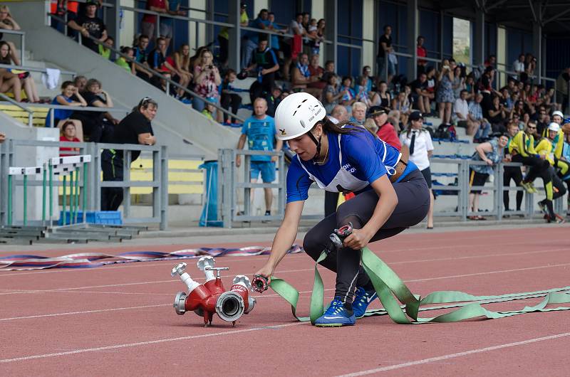 Krajská soutěž v požárním sportu 2018 v Písku