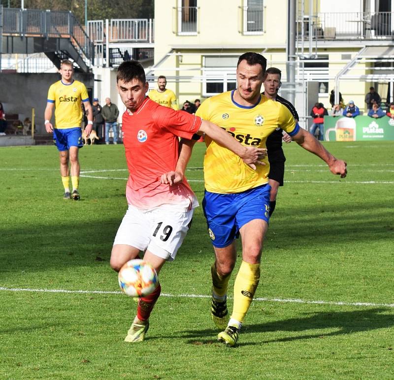 ČFL: FC Písek - Povltavská FA 1:0 (0:0). Foto: Jan Škrle