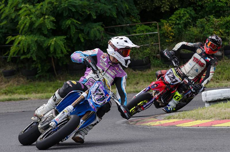 Závody seriálu Supermoto MMČR 2018 v Písku.