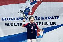 Tereza Štérová z SKP karate Písek přivezla zlato z mezinárodního turnaje.