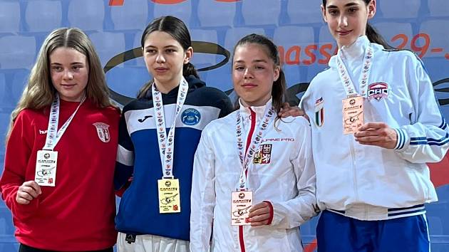 Kateřina Nováková získala bronz na světové lize mládeže na Kypru.