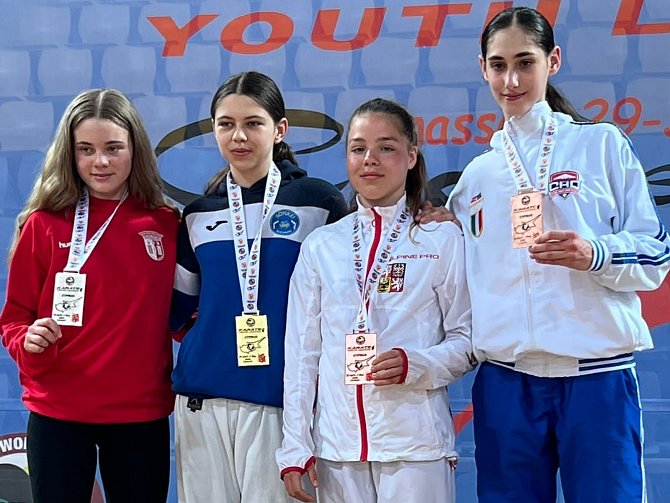Kateřina Nováková získala bronz na světové lize mládeže na Kypru.