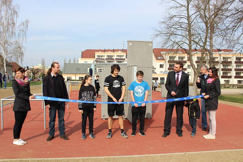 Otevření parkourového hřiště v Písku.