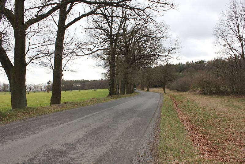 Objízdná trasa Mirovice, Slavkovice, Rakovice.