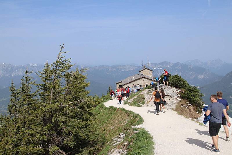 Výlet na Orlí hnízdo a k jezeru Königssee si Kovářovští užili.