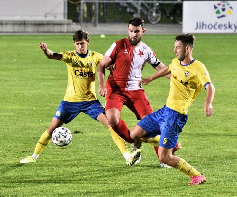 Fortuna ČFL: FC Písek - Slavia Karlovy Vary 1:0 (0:0).