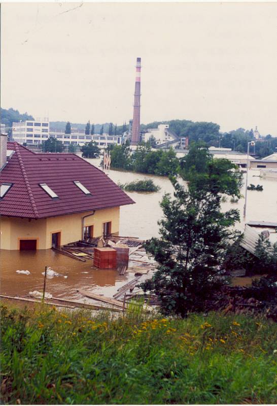 Povodně 2002 na Písecku.