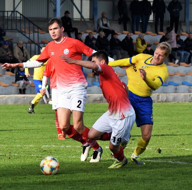 ČFL: FC Písek - Povltavská FA 1:0 (0:0). Foto: Jan Škrle