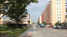 Milevsko, Komenského ulice. Ilustrační foto