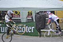 Na snímku je Jan Seidl z BMX Protivín při závodě mistrovství Evropy v Německu. 