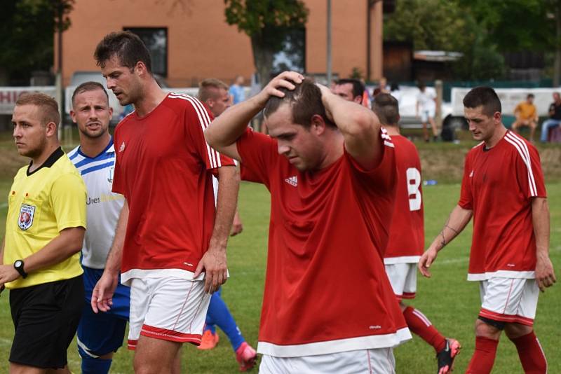 Fotbalová I.A třída: Mirovice - Strunkovice 1:0.