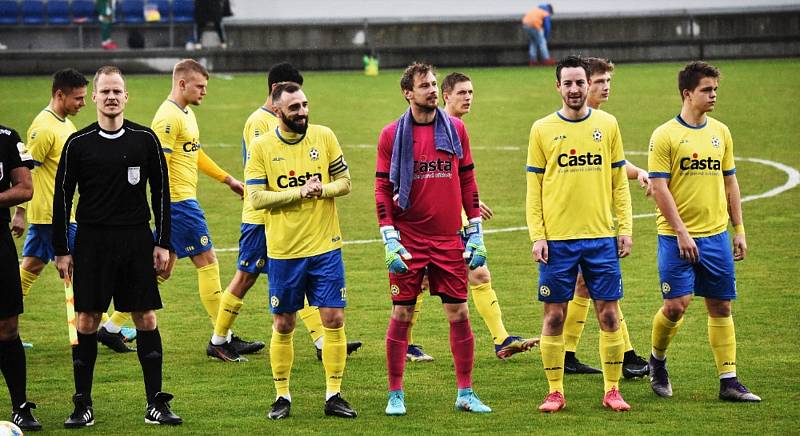 ČFL: FC Písek - Sokol Hostouň 1:1 (1:0).