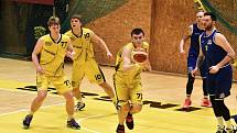 Čtvrtfinále play off 1. ligy basketbalistů: Sršni Photomate Písek - Lokomotiva Plzeň 93:54 (58:22).